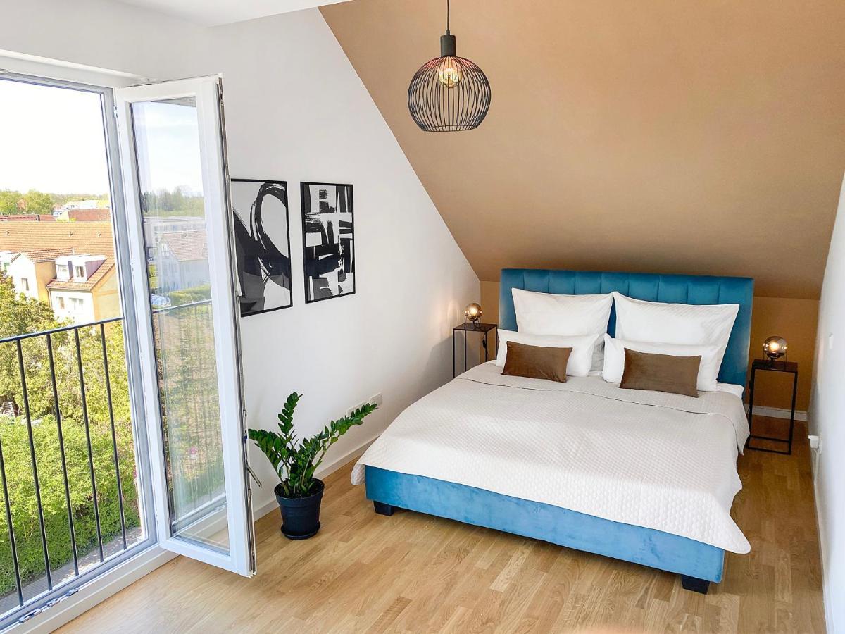 Apartamento Modern & Stylisch - Penthouse-Feeling Nahe Flughafen Muenchen Freising Exterior foto