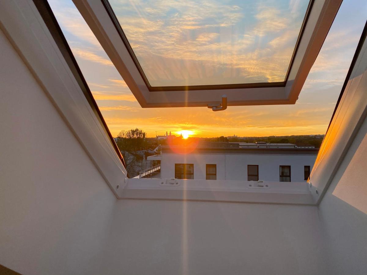 Apartamento Modern & Stylisch - Penthouse-Feeling Nahe Flughafen Muenchen Freising Exterior foto