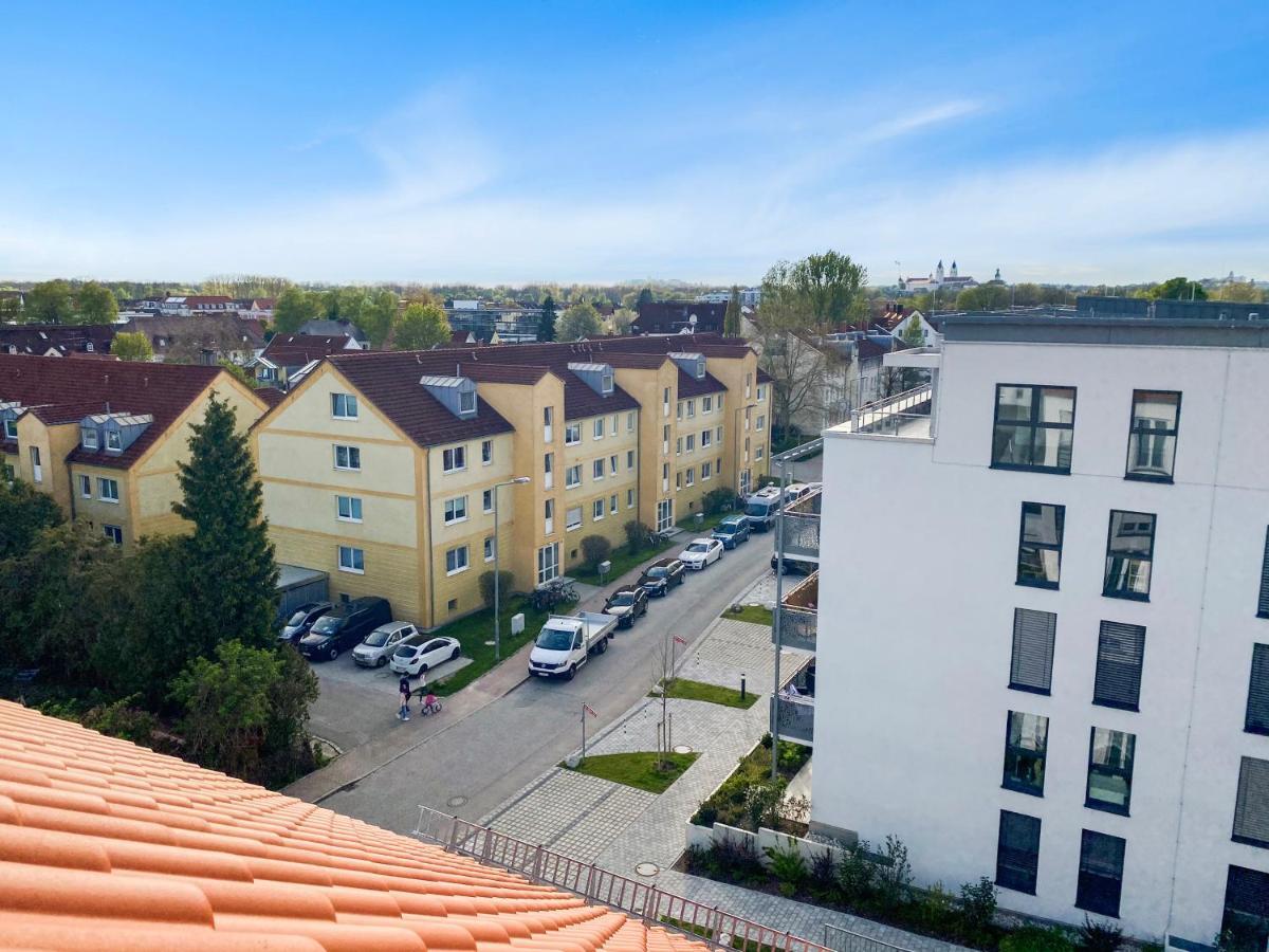 Apartamento Modern & Stylisch - Penthouse-Feeling Nahe Flughafen Muenchen Freising Exterior foto
